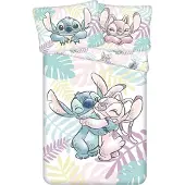 Disney Stitch en Angel dekbedovertrek Knuffel 140 x 200 cm - 70x90cm