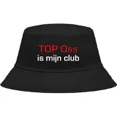 Nilton Buckethoed met tekst: Top Oss is mijn club.