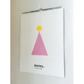 ENGEL. Verjaardagskalender - Duurzaam - Enkelzijdig - A3