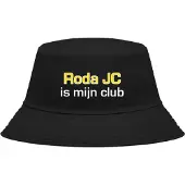 Nilton Buckethoed met tekst: Roda JC is mijn club.