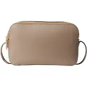 Calvin Klein Foil Logo Elongated Crossover Desert Taupe Maat: OS | Schoudertassen Outlet | Dames | Beige