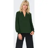 ONLY Blouse 'ONLMette' donkergroen