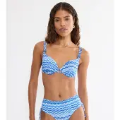 Triumph Swimwear Bikinitop ' Red Label Mix & Match Summer ' blauw / wit