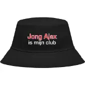 Nilton Buckethoed met tekst: Jong AJAX is mijn club.