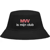 Nilton Buckethoed met tekst: MVV is mijn club.