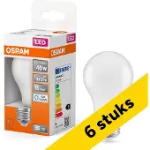Osram 6x LED lamp E27 | Peer A60 | Mat | 6500K | 4.9W (40W)