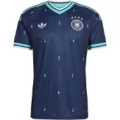 Adidas Tricot 'Germany 26 Away' navy / turquoise / wit