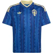 Adidas Functioneel shirt 'Sweden 26 Away Kids' blauw / donkerblauw / geel