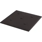 vidaXL Wand Hoofdbord 12 st Zwart Kunstleer