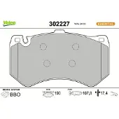 Valeo 302227 Remblokken