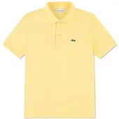 Lacoste Polo Boys Non Organic Petit Pique Jaune-Maat 176