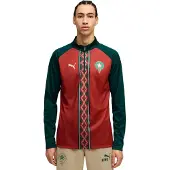 Puma Functioneel shirt 'Marokko' groen / donkerrood / wit