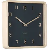 Karlsson Klok Nervadura Square Black Light Wood