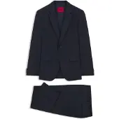 HUGO Tweedelig slim-fit pak van een wolmix