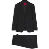HUGO Tweedelig slim-fit pak van een wolmix