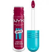 Nyx Professional Make Up Lip IV Magenta Mist Hydraterende Lipgloss + Stain - Tot 12 uur hydratatie - Verrijkt met magnesium, vitamine B12 en kokoswater - 5ml