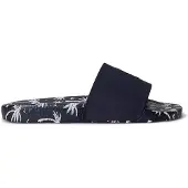 Ralph Lauren Badslippers met all-over motief op de zool