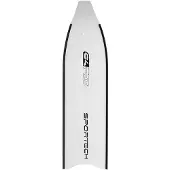C4 Freediving Sportech Fbg Medium Fin Blade 2 Units Transparant