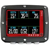 Ratio Ix3m2 Tx Easy Dive Computer Transparant