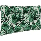vidaXL Buitenbankkussen Polyester Bladpatroon 80 x 68,5 x 8 cm