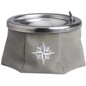 Marine Business Embroidered Ashtray Zilver
