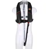 4water Kingfisher 150n Harness Inflatable Life Jacket Zwart