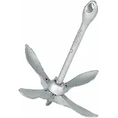 PLASTIMO Folding Anchor 450 Mm Zilver 4 Kg