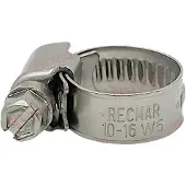 Recmar W5 Stainless Steel Clamp 25 Units Zilver 70-90 mm