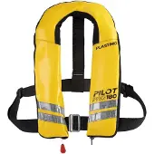 PLASTIMO Pilot Pro 180n Harness Inflatable Life Jacket Geel