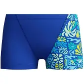 Speedo Print V-cut Swimming Boxer Blauw 8 Years Jongen