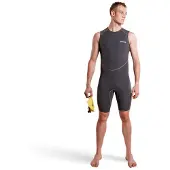 Zone3 Yulex Kneeskin Sleeveless Neoprene Wetsuit Grijs M Man