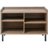 Maze Gentle opbergbank Walnoot, 78x53x35 cm