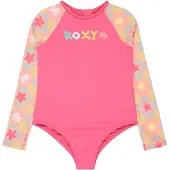 Roxy Check Tw Junior Shorty Met Lange Mouwen En Rits Op De Rug