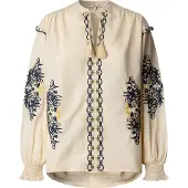 Pepe Jeans Dames Beliza beige blouse (S), Casual, Katoen, Lange mouwen PL3051425