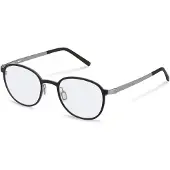 Rodenstock Bril - - R7169 - Metaal - Rond - Zwart 48/21/140