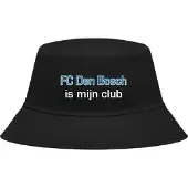 Nilton Buckethoed met tekst: FC den Bosch is mijn club.