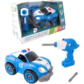 Tachan Remote Control Police Car 22 Pieces Blauw