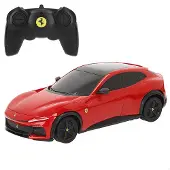 Rastar Ferrari Purosangue With Steering 1:24 Rc Car Rood