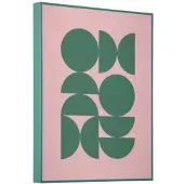 PT Living Wanddecoratie Geo Abstracto Soft Pink