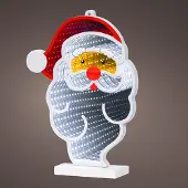 Lumineo Neon infinity light kerstman | 25.5 cm | RGB | 143 lampjes |