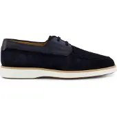 Magnanni Suede Instappers donkerblauw