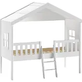 Huisenthuis.nl Huisbed Alix Wit - MDF - Hoogte 201.8 cm