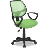 Huisenthuis.nl Bureaustoel Venice Lime - Polyester - Hoogte 86 cm