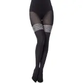Merry Style Dames Panty – 60 DEN – Zwart-405 – M - MS-GB-408