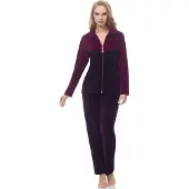 Merry Style – Dames Huispak – Vrijetijdspak – Velours – MS-MG-F-SUIT-n – Blauw – XXXL