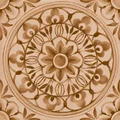 Valence Technology Lunessa vloertegel 20x20cm beige met bloemen
