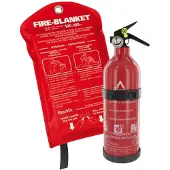 TCP Brandblusser met manometer 1 kg met blusdeken