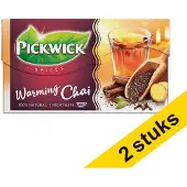 Pickwick Aanbieding: 2x Professional Warming Chai thee (3 x 25 stuks)