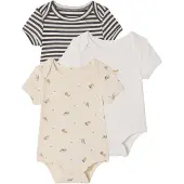 Vertbaudet Set van 3 body's baby korte mouwen hond