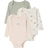 Vertbaudet Set van 3 body's baby lange mouwen